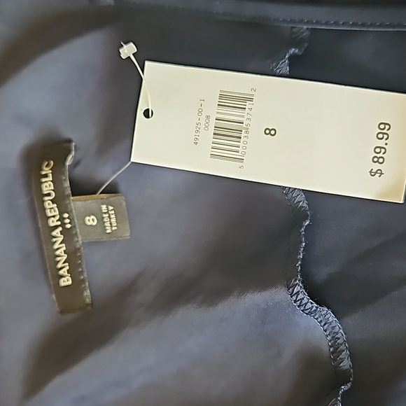 NWT Banana Republic Navy Slip Dress - Picture 2 of 5